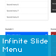 jQuery Infinite Slide Menu Plugin - JavaScript / Navigation
