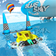 Water Floating Car Stunt Game Unity 3D - Mobile