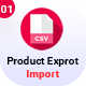 Manyvendor Product Export Import Addon - PHP Scripts / Add-ons