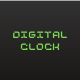Digital Clock for Apple Tv - Mobile / iOS