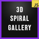3D Spiral Gallery - Advanced Media Gallery - JavaScript / Images and Media