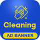 Perfect Cleaning - HTML 5 Animated Google Banner - HTML5 / Ad Templates