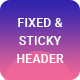 Sticky Header, Header Fixed addon for Elementor - WordPress / Add-ons