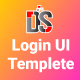 React Native Animated Login & Register UI Template with Material Tab Bar Navigation - Mobile