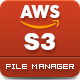 AWS Amazon S3 - Ultimate Personal File Manager - PHP Scripts / Loaders and Uploaders