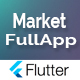Single Market Grocery/Food/Pharmacy (Android+iOS+Admin Panel) Full App Solution with Web Site - Mobile / Flutter