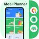 Free Diet and Meal planner with shopping list ready to publish template - Mobile / Android