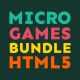 MICRO GAMES BUNDLE | HTML 5 | CONSTRUCT 3 - HTML5 / Games