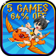 5 Games Bundle 63% OFF $135 for $50 - HTML5 / Games