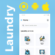 6 App Template| Multi Vendor Laundry Booking App| Dry Cleaning App | Laundry Delivery App| AnyWash - Mobile / Native Web