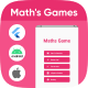 Flutter maths games 4 in 1 with admob ready to publish template - Mobile / Flutter