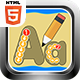English Letter Writing ( HTML5 ) Kids Educational Game - HTML5 / Games