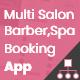 Multi Salon, Spa, Barber Appointment Booking System | Adminpanel | Salon Owner Panel - saas - Mobile