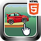 Fun Racer with Drawing Path ( HTML5 ) Car Racing Game - HTML5 / Games