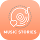 Music Stories Application - Mobile / Android