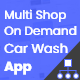 saas - On Demand Car Wash Service Booking App - CarQ - Mobile