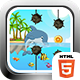 Flappy Dolphin Game ( HTML5 ) Endless Game - HTML5 / Games