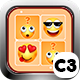 Emoji Memory Matching Game (Construct 3 | C3P | HTML5) Kids Game - HTML5 / Games