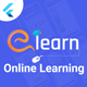 Elearn - Online Learning Platform App UI Kit in Flutter - Mobile / Flutter