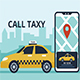 Taxi Rider Flutter App UI - Mobile