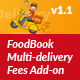 FoodBook Multi-delivery Fees Add-on - WordPress / Add-ons