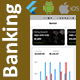 Online Banking Android App + Online Banking iOS App Template| Bank App | BankX | Flutter - Mobile / Flutter