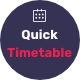 Quick Timetable For PHP - PHP Scripts / Calendars