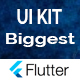 UiKit - The Best Biggest Flutter UI Kit - 10 Apps + 5 Web Apps - Mobile / Flutter