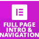 Full Page Intro And Navigation Addon for Elementor Page Builder - WordPress / Add-ons