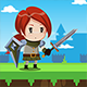 Redhead Knight - Platform / Side-scrolling HTML5 Game - Construct 3 - HTML5 / Games