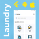 6 App Template| Multi Vendor Laundry Booking App| Dry Cleaning App | Laundry Service App| Anywash - Mobile / Flutter