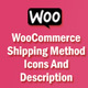 WooCommerce Shipping Icons And Description - WordPress / eCommerce / WooCommerce
