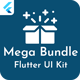 Mega Bundle Flutter UI Kit | All in one | 6 Premium Apps - Mobile / Flutter