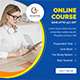 Online Course Animated Banner GWD - HTML5 / Ad Templates