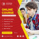 Online Course Animated Banner GWD - HTML5 / Ad Templates