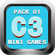 Mini Games Collection 01 (Construct 3 | C3P | HTML5) Customizable and All Platforms Supported - HTML5 / Games