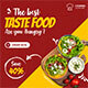 Fast Food Animated Banner GWD - HTML5 / Ad Templates