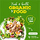 Organic Food Animated Banner GWD - HTML5 / Ad Templates