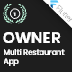 owner app for Multiple Restaurants Food Ordering Flutter App Mealup - Mobile / Flutter