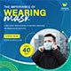 Wearing Mask Animated Banner GWD - HTML5 / Ad Templates