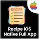 Yummy - Food Recipe Native IOS App With Admin Panel - Mobile / iOS