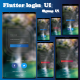 Flutter Login and Signup UI -responsive template -beautiful design - Mobile / Android