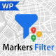Progress Map, Markers Filter - WordPress / Add-ons