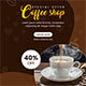 Coffee Shop Animated Banner Google Web Designer - HTML5 / Ad Templates