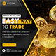 Bitcoin Animated Banner Google Web Designer - HTML5 / Ad Templates