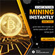Cryptocurrency Bitcoin Animated Banner Google Web Designer - HTML5 / Ad Templates