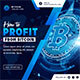 Cryptocurrency Bitcoin Animated Banner Google Web Designer - HTML5 / Ad Templates