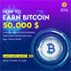 Cryptocurrency Bitcoin Animated Banner Google Web Designer - HTML5 / Ad Templates
