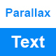 Text Parallax Effects in JavaScript - JavaScript / Miscellaneous