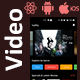 Movie Series Video Streaming Android App Template+ Video Streaming iOS App Template in React Native - Mobile
